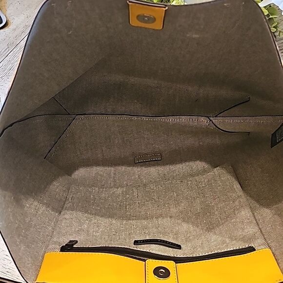 Rebecca Minkoff yellow floral leather tote NWT - Picture 8 of 13